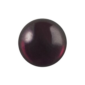 Cabochões redondos de vidro laminado de ametista translúcido de 18 mm (2) cab2008D