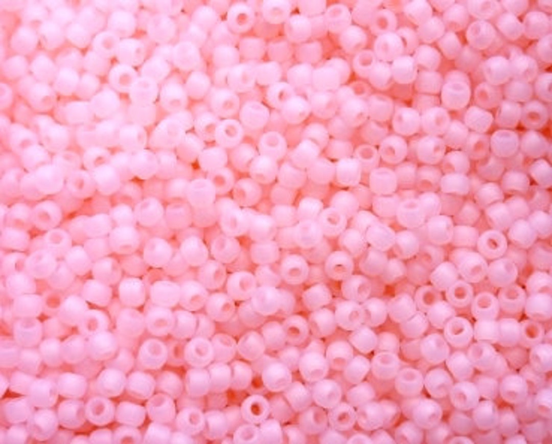 Perline Toho Seed Beads 8/0 (3 Mm) – Ceylon Innocent Pink (#145) 10 Grammi – Perline Giapponesi Di Precisione Per Gioielli E Hobby