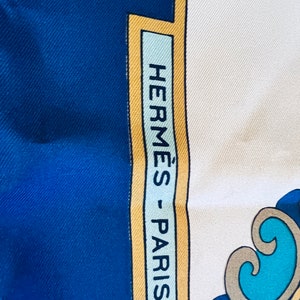 CENDRILLON HERMES Scarf by Karin Swildens 90 CM Silk Rare Vintage