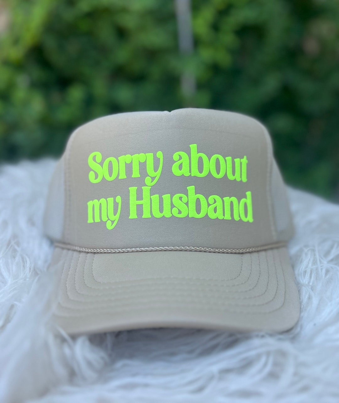 SORRY FOR WHAT I SAID TRUCKER HAT main image 1