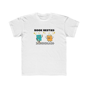 Book Besties Kids T, t-shirt livre pour enfants, enfants amateurs de livres, t-shirt livre dessin animé, t-shirt besties enfant, cadeau pour lectrice