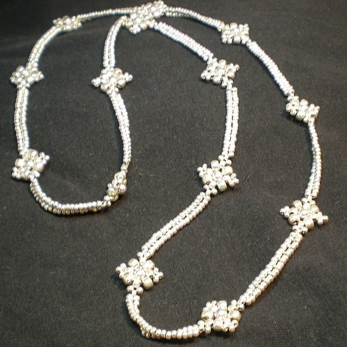 Lacy Diamonds PDF Pattern Beading Tutorial Beadweaving Necklace Beads