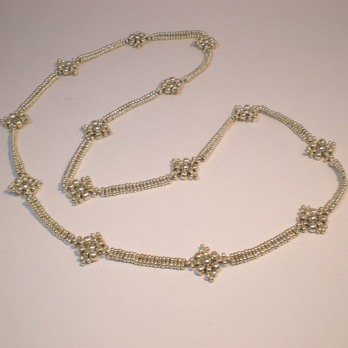 Lacy Diamonds PDF Pattern Beading Tutorial Beadweaving Necklace Beads