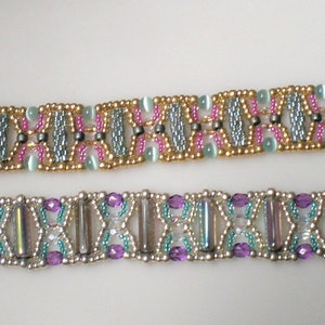 Clarice Bracelet PDF TUTORIAL PATTERN Beading image 3