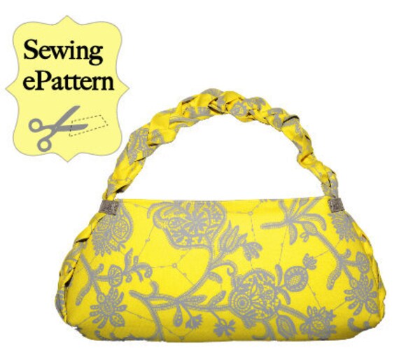 Items similar to 2 PDF Sewing Pattern, Sew Spoiled Braid Bag and