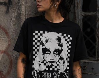 T-shirt graphique rétro Gwen Stefani, chemise gothique en damier, t-shirt graphique Alt Rock de l'an 2000, chemise punk ska ska sans aucun doute