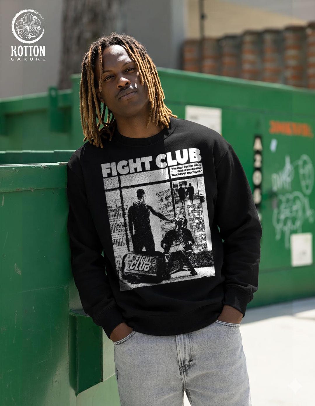 Project Durden Fight Club Project Mayhem Graphic Sweatshirt, Tyler Durden Retro Movie ...