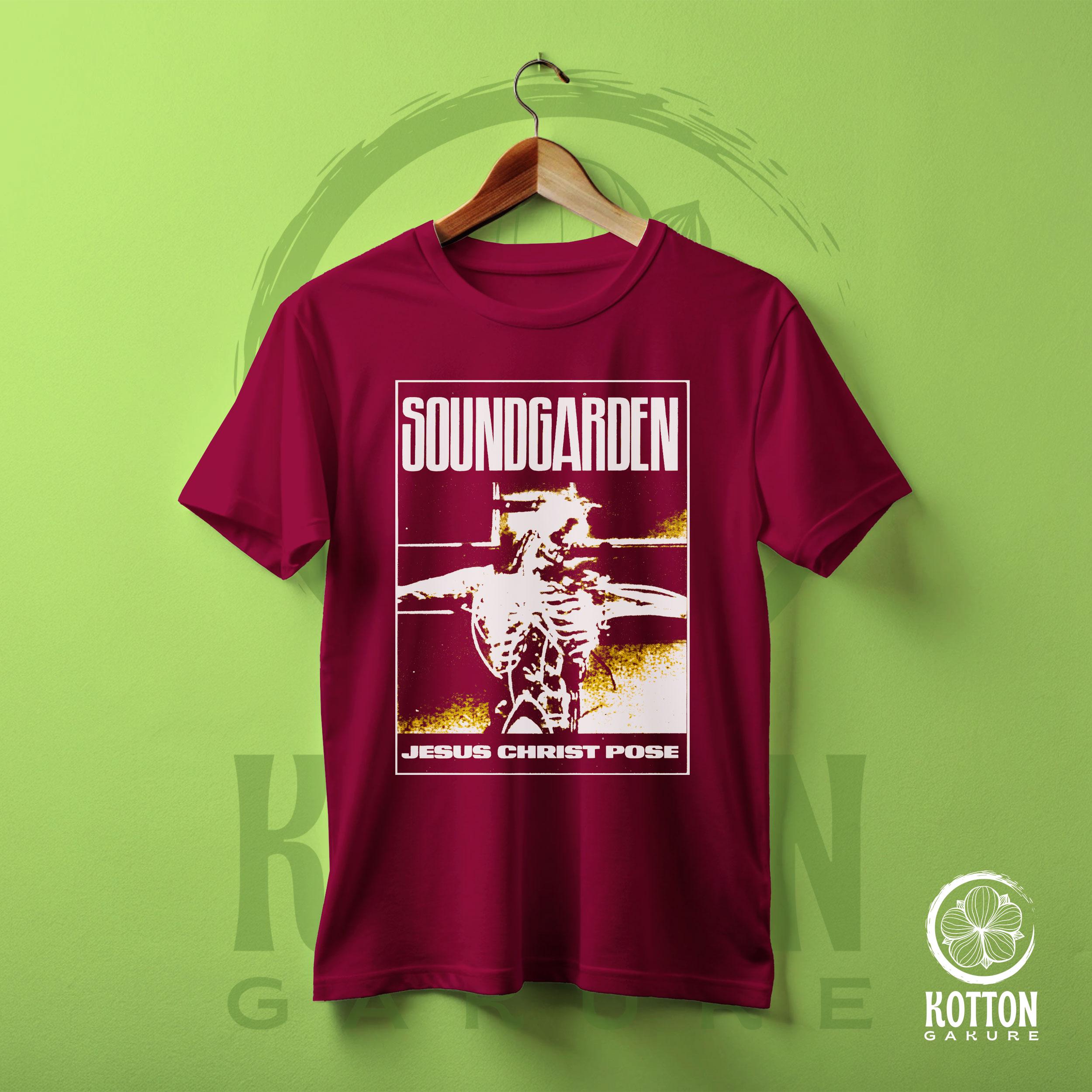 Vintage Soundgarden T-shirt: Jesus Christ Pose Album Art, Grunge