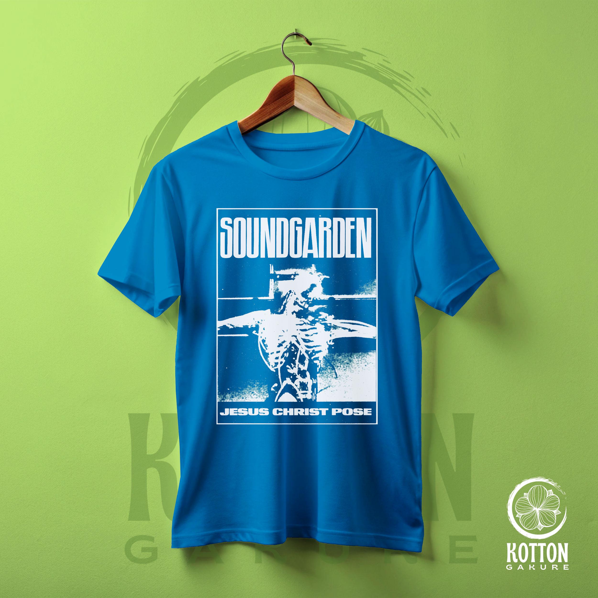 Vintage Soundgarden T-shirt: Jesus Christ Pose Album Art, Grunge 