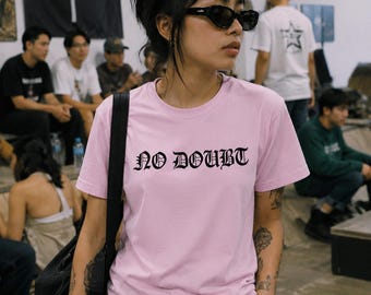 T-shirt inspiré d'un groupe rétro Gwen No Doubt : t-shirt graphique punk ska des années 90