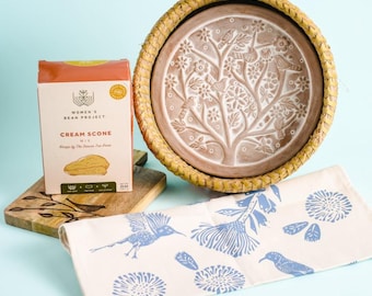 Bird Bread Warmer Basket Gift Set