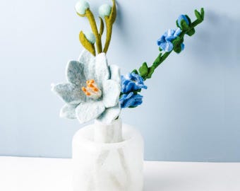 Spring Showers Felt Flower Bouquet