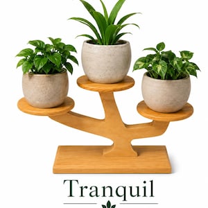 plant stands pots Cocoyard Three Flower Pots Collapsible Plant Stands, No Assembly Tools Required, Set of 2 (Large+Small)