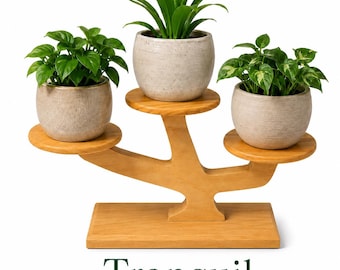Tranquil plant stand