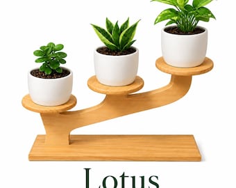 Lotus plant stand