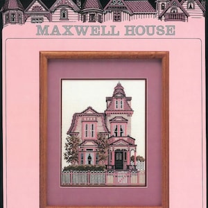 Out of print cross stitch pattern The Maxwell House