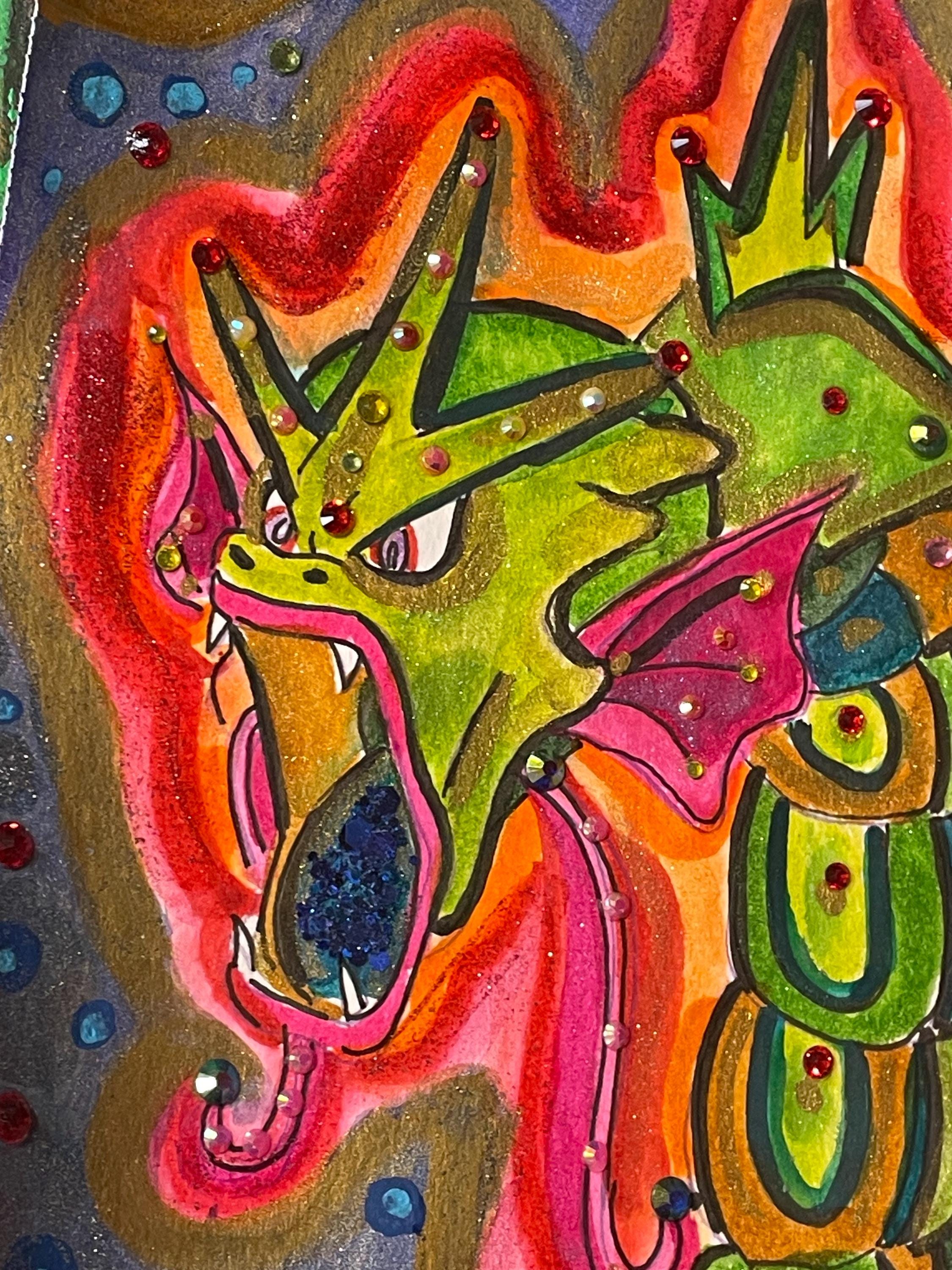 Gyarados painting - Etsy 日本