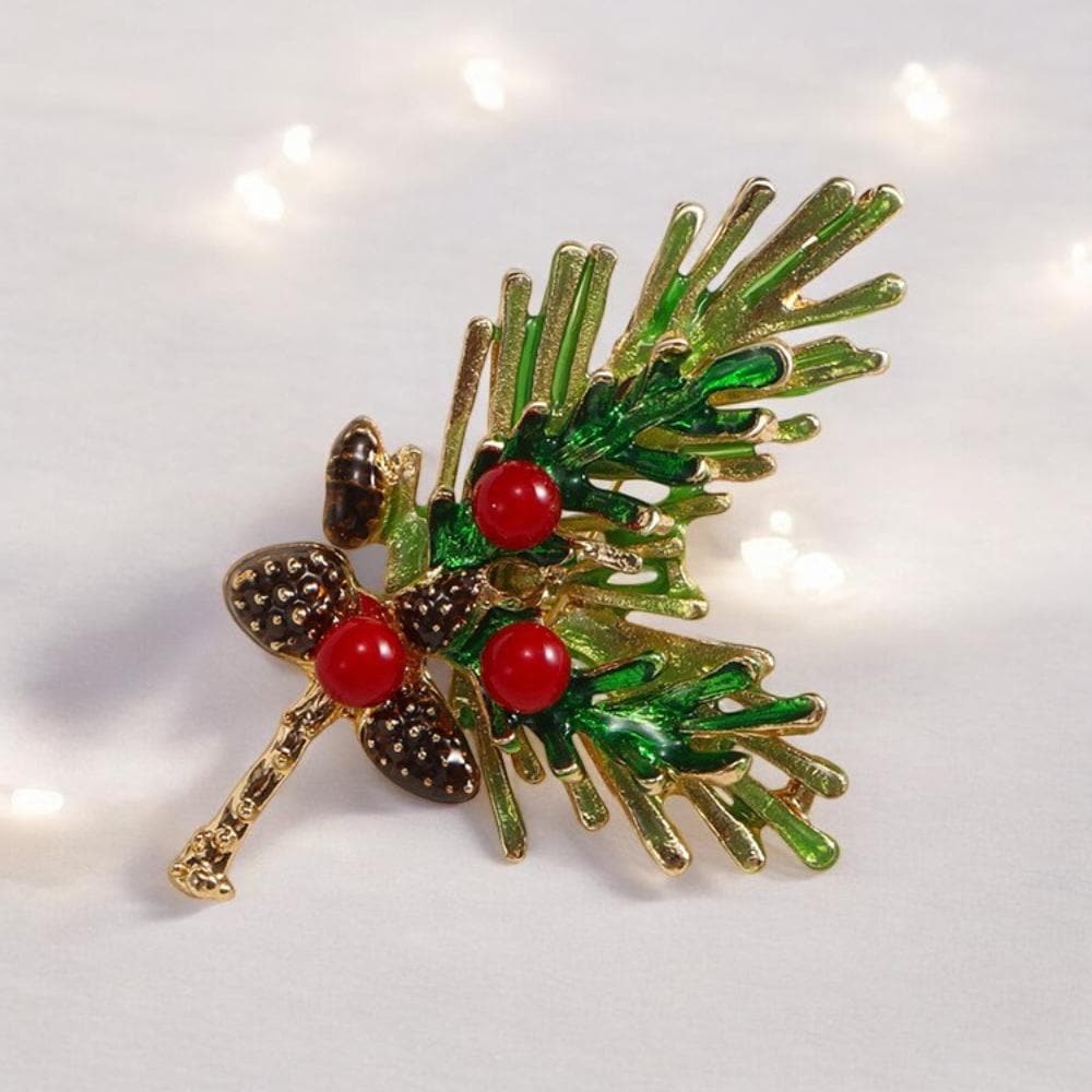 Swarovski tree pin - Etsy 日本