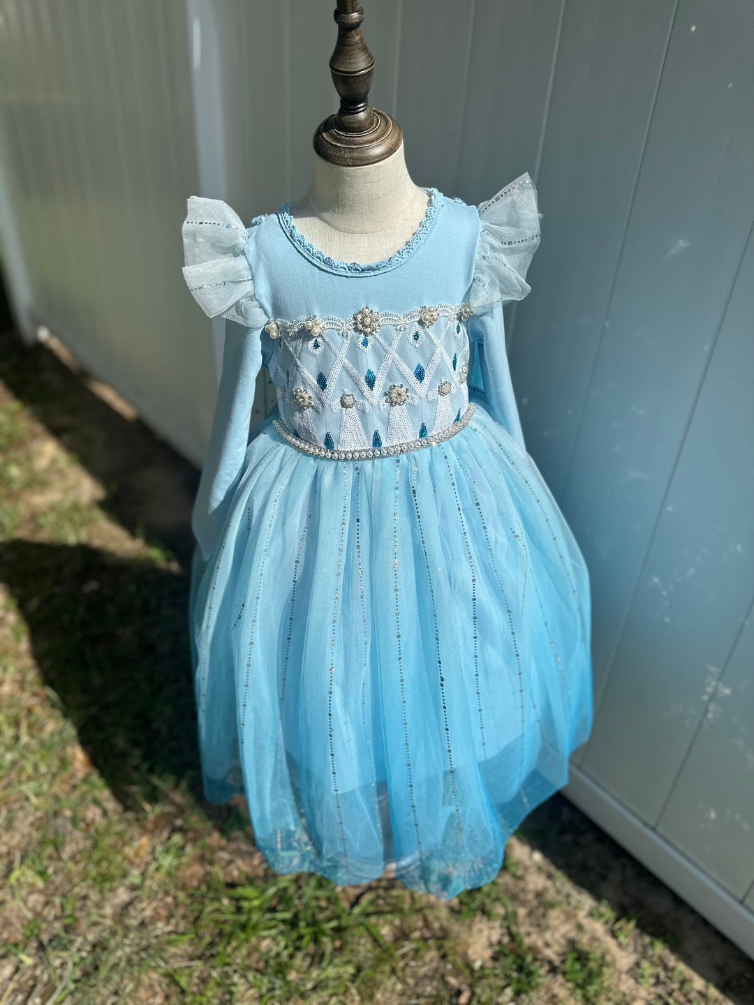 Ice Queen Dress with Cape
