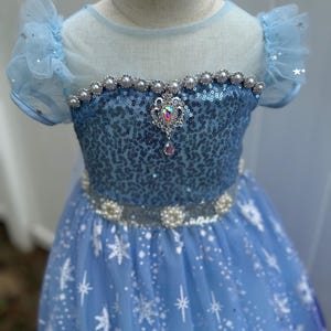 Ice Princess Bamboo Ruffle Dress