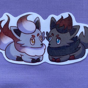 Zorua (Hand cut Stickers)