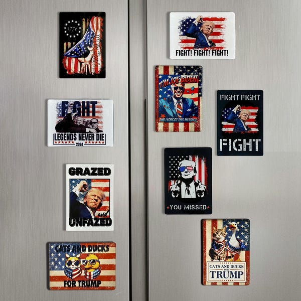 thumbnail image 2 of Funny Trump Hot Air Nice Large Refrigerator Magnet – Political Humor Decor 2 of 2