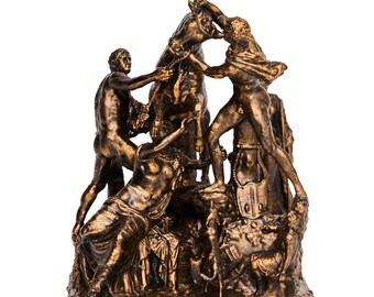 Farnese Bull, 3D Resin Statue, 15/20 cm, Classic Replica Made in Italy, White, Bronze, Black Finishes