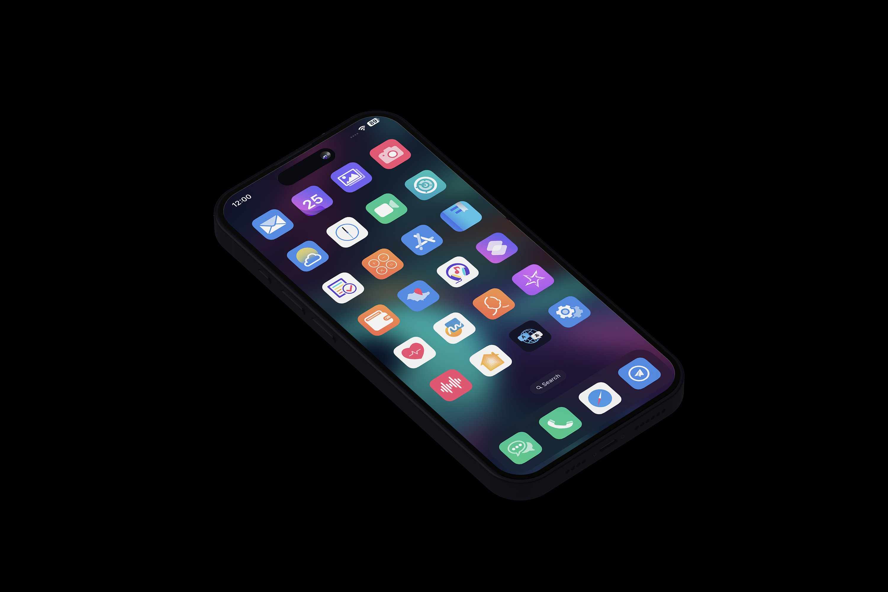 Velar Icon Velar Dark/light Icons Pack Theme Ios/android IOS 17 - Etsy