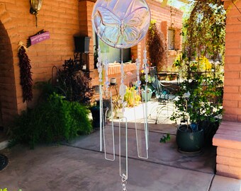 Butterfly Windchime-Winged Garden Art