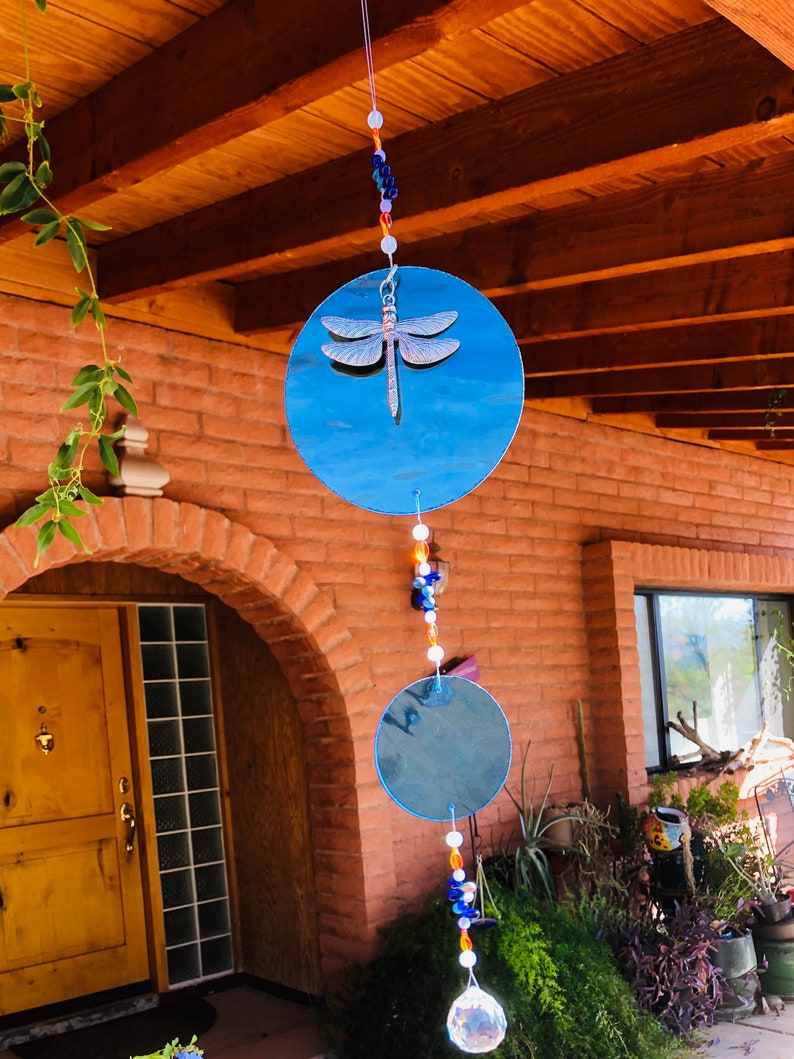 Libelle Suncatcher Fenster Dekorbunte Etsy
