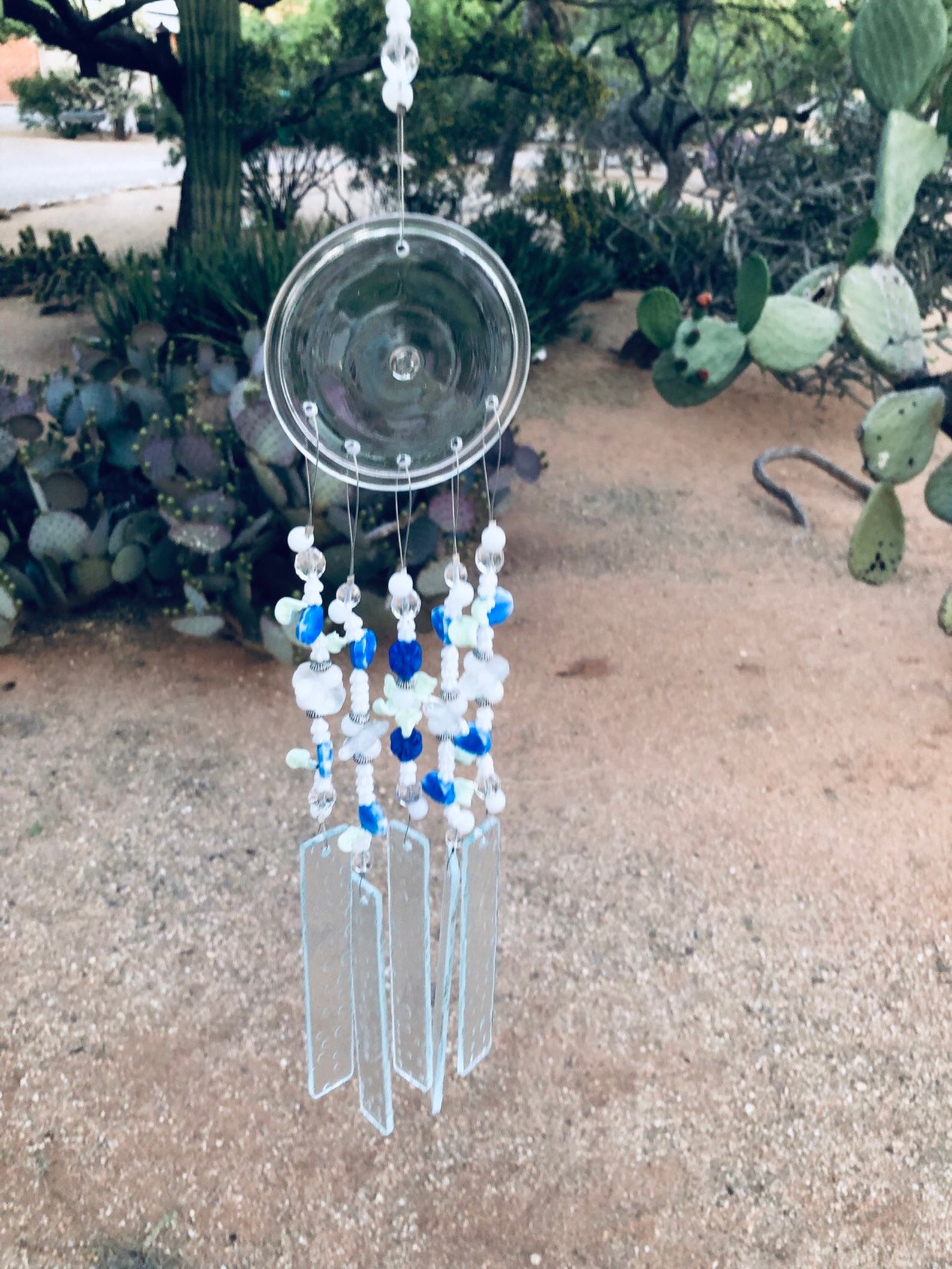 Windchime Blumen Terrassendekoration-Gartendekoration-Veranda | Etsy