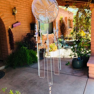 Butterfly Windchime-Winged Garden Art image 4