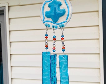 Windchime-Gift for Mom-Garden Art-Patio Decor-Colorful