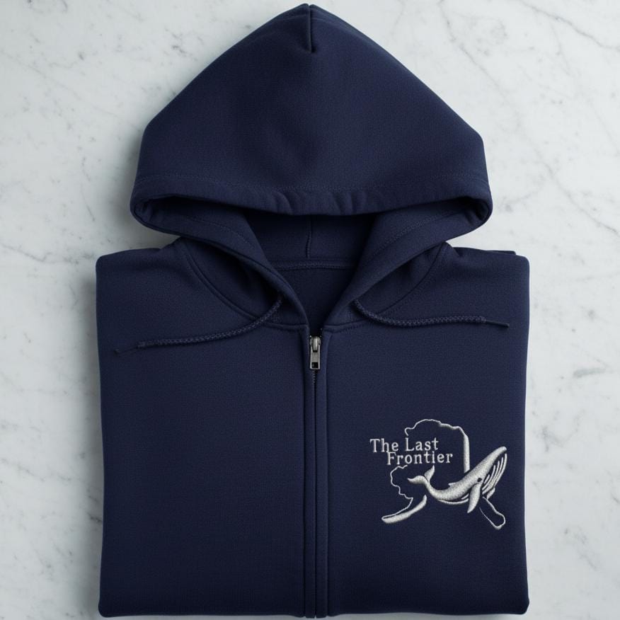 Embroidered Alaska Hoodie - Etsy