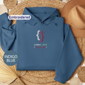 Coder Dad Hoodie, Programmer Father's Day Gift, KingArtDesigner