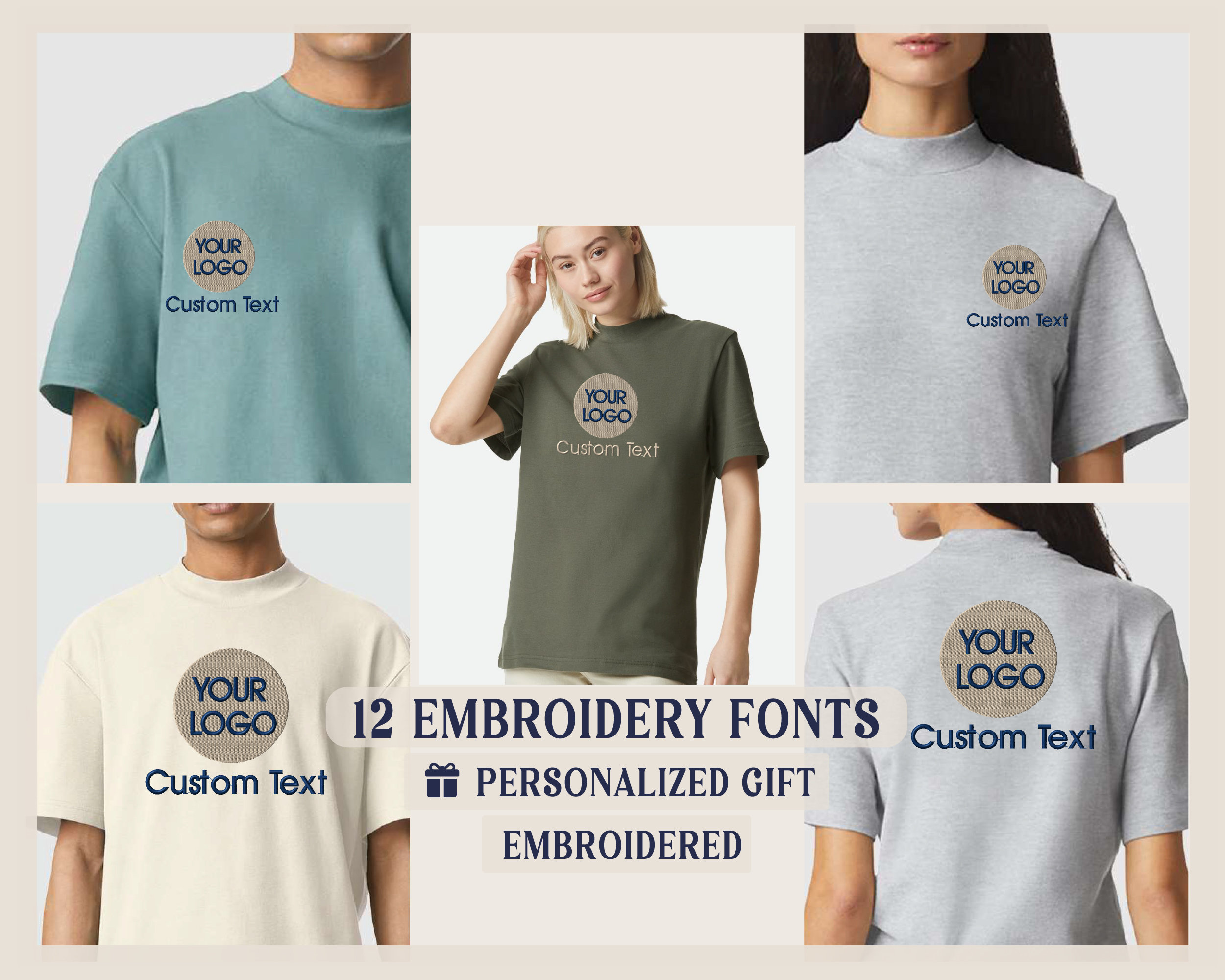 Logo Mock Neck - Etsy