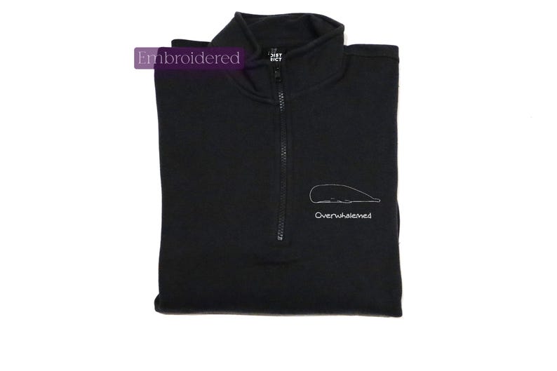 a black jacket with a white logo on it