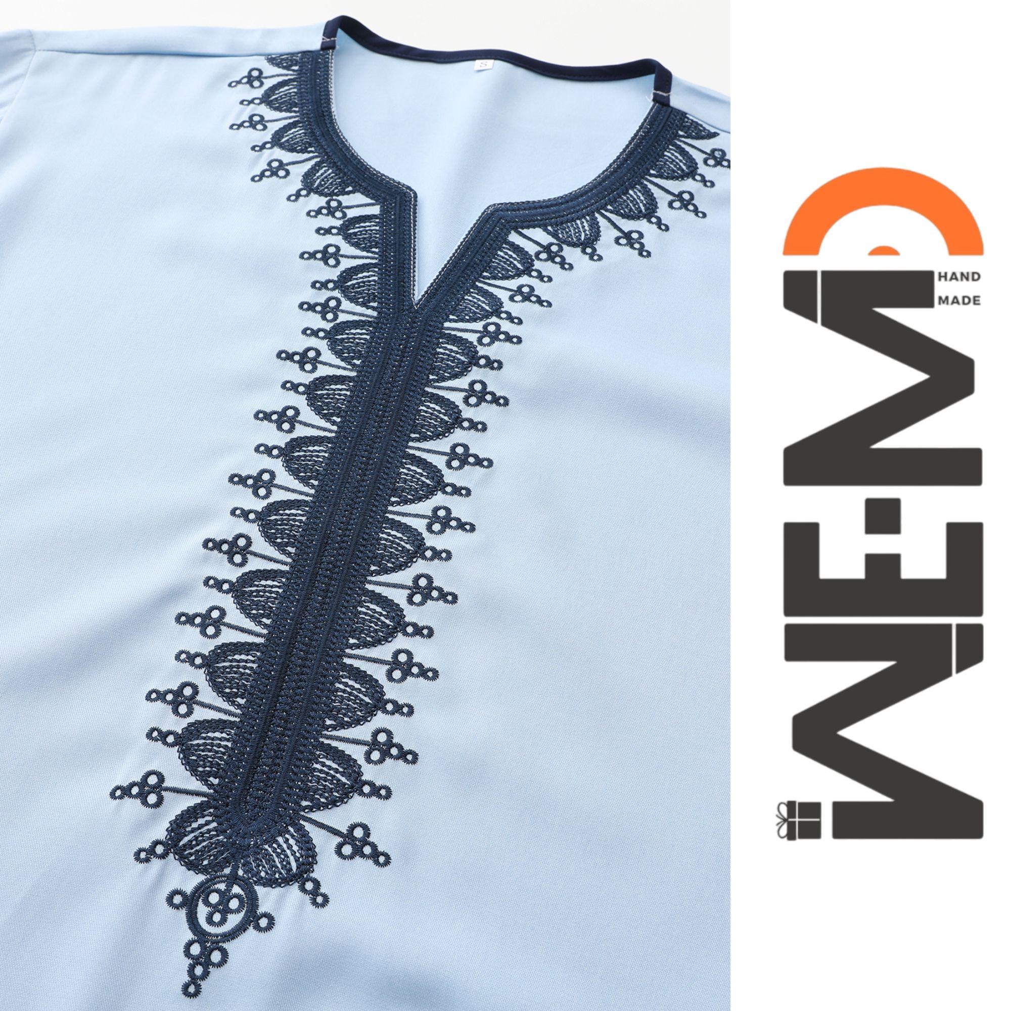 Luxury Islamic Thobe for Men – Muslim Galabiya Kaftan – Arabic Jubbah ...