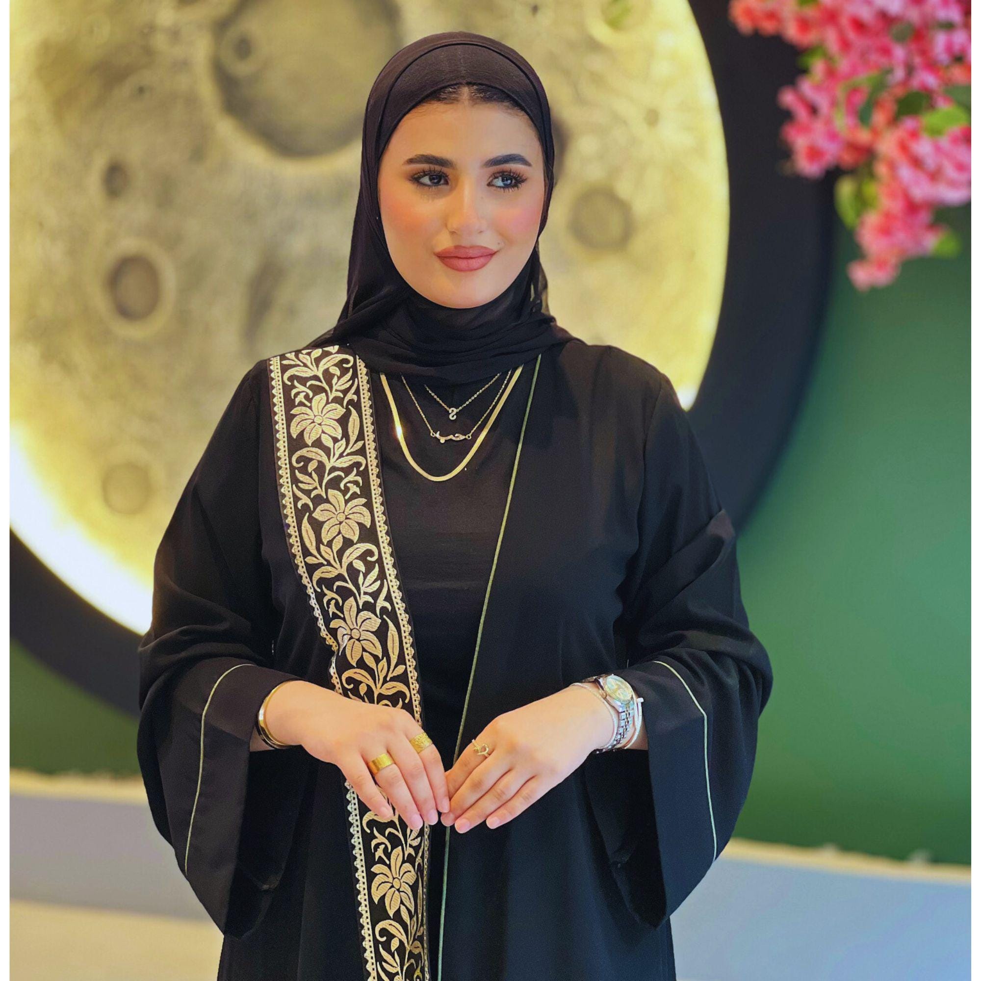 green emerald velvet dress Amazon.com: Abaowedding Elegant Black Muslim Robe, Gold Embroidered Trim,  Long Sleeve Maxi Dress (A-Black, XS) : Clothing, Shoes & Jewelry main image 0