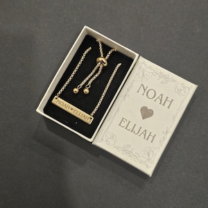Personalisiertes Gold Bar Armband: Edelstahl Schmuck mit Gravur