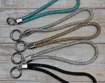 Walking Sticks Strap-Rhinestone Wristlet Strap, Walking Stick & Phone Lanyard