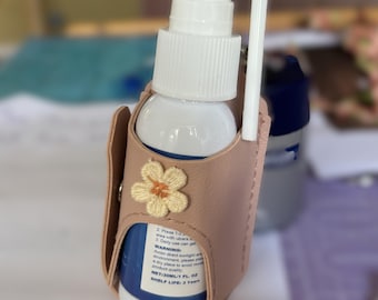 Walking Sticks Accessory-Inhaler Holder: Walking Stick, Bag Attachment - Custom available, Rhinestone & Bow Options