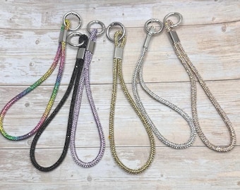 Walking Sticks Strap-Walking stick Wristlets, Rhinestone wrist straps,  Mobile phone safety strap
