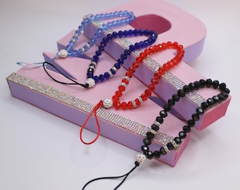 Walking Sticks Strap-Beaded Rhinestone Wrist Strap: Elegant Walking Stick Accessory