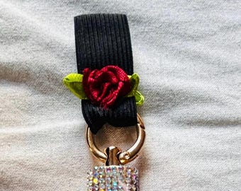 Bespoke Walking Stick Connector for safety straps, wristlet. Many colours.