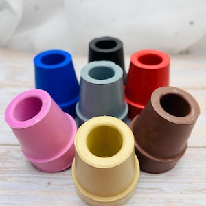 19mm Walking Stick Rubber Ferrule: Anti-Slip Cane Accessory, Tip, Foot, bespoke available.