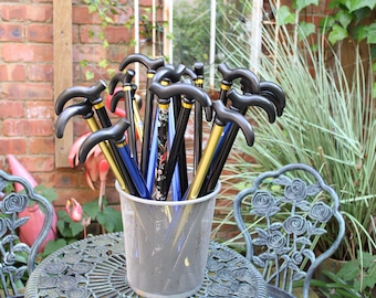 Walking Sticks- Blue Walking Stick, Adjustable : Vibrant Colours, Compact Design  Bespoke versions available