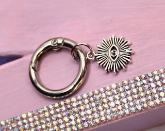 All Seeing Eye Charm Pair: Vintage Style for walking sticks, Bag or Key Accessory
