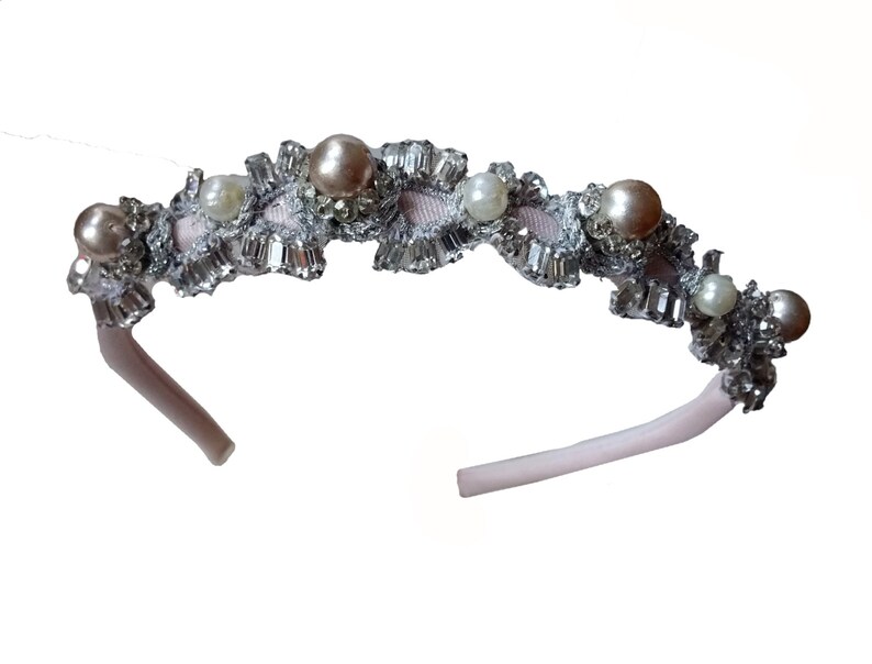 rose quartz headpiece