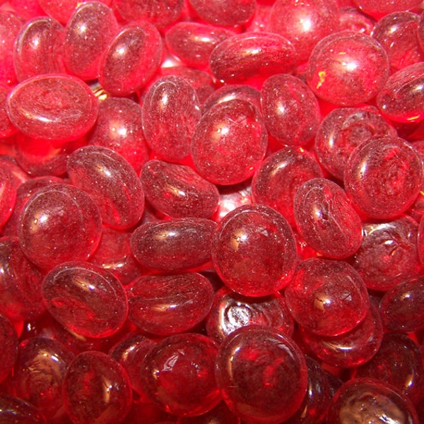 50 Red Transparent Mini Glass Gems Floral Vase Fillers